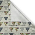 thumbnail image 5 of Ambesonne Geometric Grommet Curtain, Abstract Triangle, 50" x 96", Taupe, 5 of 6