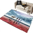 thumbnail image 1 of Ice And Snow World Carpet, Bedroom, Princess, Bedside, Elsa Floor Mat, Very Suitable For Living Room, Large Dining Room sebneei, 1 of 1