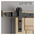thumbnail image 3 of Sliding Barn Door Hardware Roller Set, I Shape Hanger Only Rollers Hardware, J-shaped Hangers Rollers 2pcs ,Easy to Install, 3 of 7