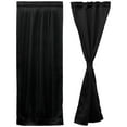 thumbnail image 3 of AMERTEER 2 Pcs Rideaux de Porte Polyester Occultant avec Attache Gris Foncé 25x72 Pouces, 3 of 7