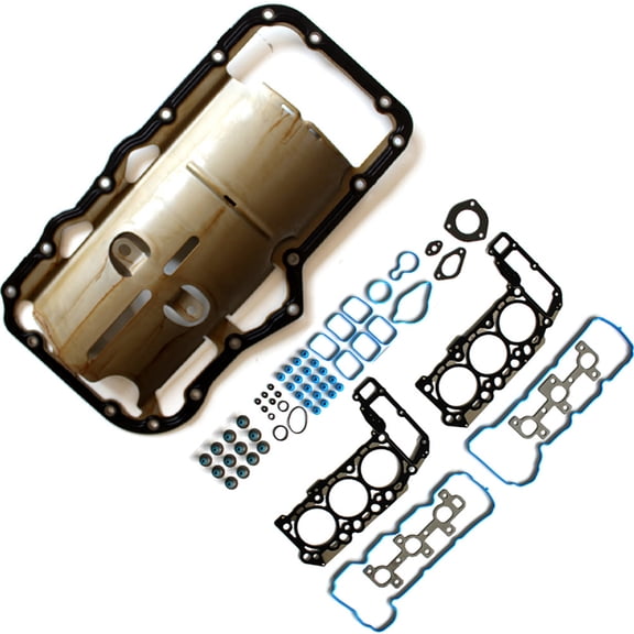 ECCPP Engine Replacement Head & Lower Conversion/Full Gasket Set Compatible with 2008 2009 2010 for dodge Dakota 4-Door 3.7L SXT Crew Cab Pickup