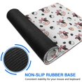 thumbnail image 6 of Long Mouse Pads for Desk,White Cow Bow Pattern Desk Mats on Top Of Desks, Desk Mouse Pad Extra Large with 3mm Non-Slip Base and Stitched Edge for Gaming,Office,Work,Home 31.5"x11.8", 6 of 6