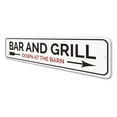 thumbnail image 4 of Bar and Grill Sign, Grill Master Sign, Bar Owner Sign, Barn Bar Aluminum Sign - 4x18 inches, 4 of 4