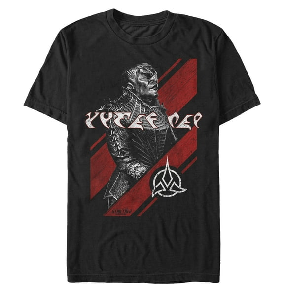 Men's Star Trek: Discovery Noble Remain Klingon Graphic Tee Black X Large