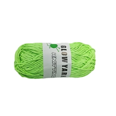 AUQ Yarn,Glow-in-the-Dark Yarn for Crocheting,Cotton Yarn,Soft and Fun for All Ages