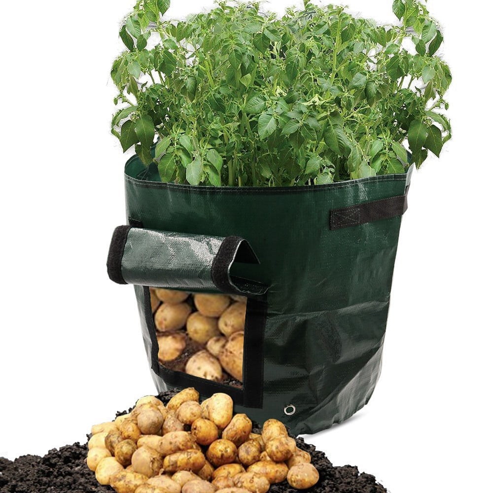 DIY Potato Grow Planter PE Cloth Planting Container Bags Thicken Garden Yard Pot 
