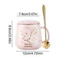 thumbnail image 3 of Taza de cerámica para café, ideal para la oficina, el dormitorio y la cocina: taza para bebidas frías y calientes con agarre cómodo, adecuada para té, agua o café en el escritorio o la sala de estar., 3 of 6