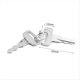 thumbnail image 2 of Paquete de 4 Llaves de Repuesto para Carrito de Golf JU2-H2511-00, Llaves Eléctricas para Carrito de Golf., 2 of 5