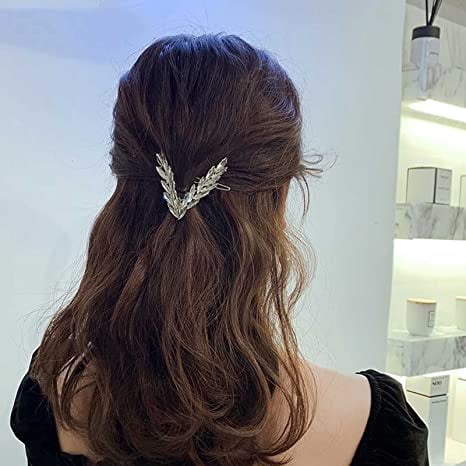 V Hair Clips Hairpin Geometric V Shaped Hair Pins Barrette