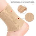 Ankle Gel Sleeves Padded Skate Socks Ankle Figure Skating Roller Riding