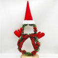 thumbnail image 6 of EUDIDV Festive String Lights Christmas Wreath Outdoor,Christmas Wreath, Prelit Christmas Wreath With Lights Small Artificial Xmas Wreath ,Winter Snowflake Christmas Wreath For Door Hanging XmasLights, 6 of 7