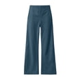 thumbnail image 7 of Otvok Ladies Lightweight Outdoor Bottoms, Stretch Waist Pocket Wide Leg Walking Pants for Everyday Wear, 7 of 7