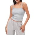 thumbnail image 1 of Summer Solid Color Women's Vest Suspender Simple And Exquisite Design, 1 of 7