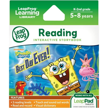 LeapFrog LeapPad Ultra eBook, SpongeBob SquarePants Best Day