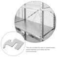 thumbnail image 3 of WEUVEB 100Ud Clips De Conexión De Aluminio Para Estante Display Con Soporte Metálico Acabado Plata, 3 of 7
