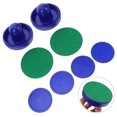 thumbnail image 5 of Troglfold Air Hockey Puck Air Hockey Pushers & Pucks - Replacement Felt Stickers (Blue),2.36"X3.82"X3.82", 5 of 10