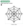 thumbnail image 3 of Telaraña Plástica de Halloween de 24 Paquetes, Adorno de Telaraña Falsa de 20cm para Halloween [Blanco, Negro], 3 of 6