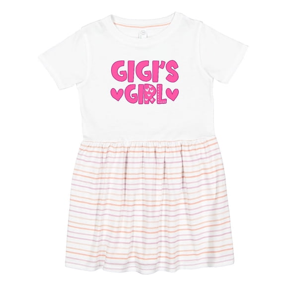 Inktastic Gigi's Girl Granddaughter Girls Toddler Dress
