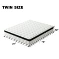 thumbnail image 5 of Tvdfgts 12 inch Twin Mattress, Cooling Gel Memory Foam Mattress in a Box, Individual Pocket Spring Hybrid Mattress with Pressure Relief & Motion Isolation, Soft and Comfort, Medium-Firm, CertiPUR-US, 5 of 10