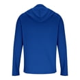 thumbnail image 5 of DDAPJ pyju Men's UPF 50+ Sun Shirts Long Sleeve Rash Guard Thin Summer Hoodie Sun Protection Fishing Shirt with Thumb Hole Blue M, 5 of 6
