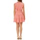 thumbnail image 3 of Vestido casual de tirantes con botones y volantes en la parte delantera de Allegra K para mujer, color rosa, talla S, 3 of 6