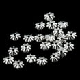 thumbnail image 3 of 100pcs Glitter Alloy 3D Daisy Spacer Beads 7.5mm DIY Handcraft Jewelry Para Collar Pendientes Tobilleras, 3 of 7