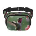 thumbnail image 1 of Fotbe Humming Bird 1 Cangurera Cuadrada con Estampado de Doble Capa, Bolsa de Cintura Ajustable Mini para Hombres y Mujeres, 1 of 9