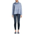 thumbnail image 5 of Dreamers by Debut Women’s Cowl Neck Sweater with Long Sleeves, Midweight, Sizes XS-XL, 5 of 5