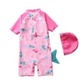 thumbnail image 4 of 4-5 T Girls Bathing Suit Girls Surf Rash Guard Swimsuit Baby Sun Swimwear For Toddler, 4 of 4