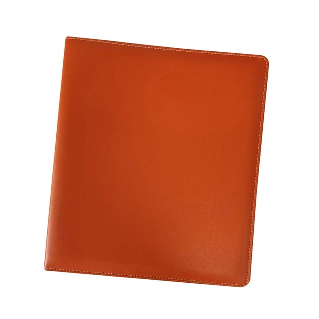 segolike A4 Binder Card Collector Card Binder Sleeves for Card Baseball Football Card orange