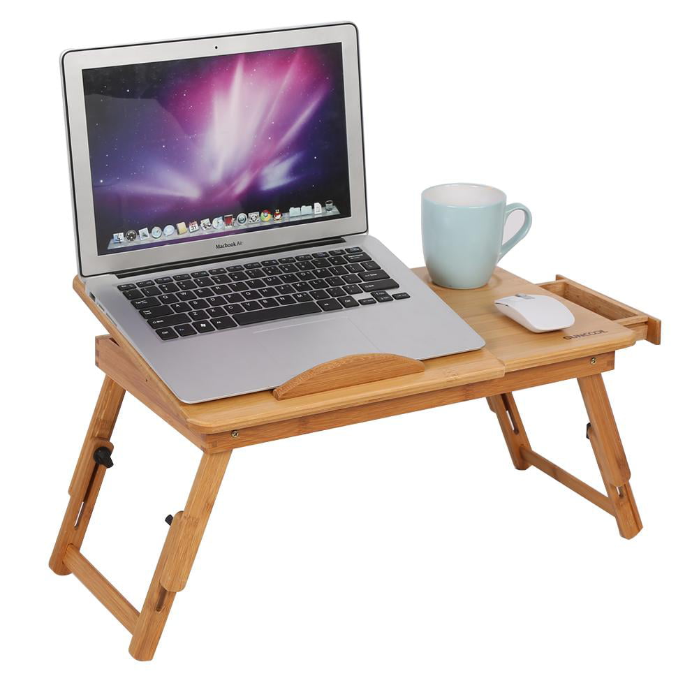 Greensen Bed  Tray  Foldable Bamboo Laptop Desk  Adjustable 