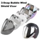 thumbnail image 5 of Visera abierta para casco, casco de motocicleta, lente de burbuja, burbuja de 3 broches, 5 of 8