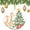 Pattern, variant on Ornament Cute Penguin in A Christmas Hat 2024 Customized Round Ceramic Ornament Penguin with Hat Keepsake Funny Christmas Hanging Tree Decor Ornament Holiday Present