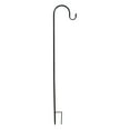 thumbnail image 2 of Northlight 48" Black Metal Shepard’s Hook Outdoor Garden Stake, 2 of 6