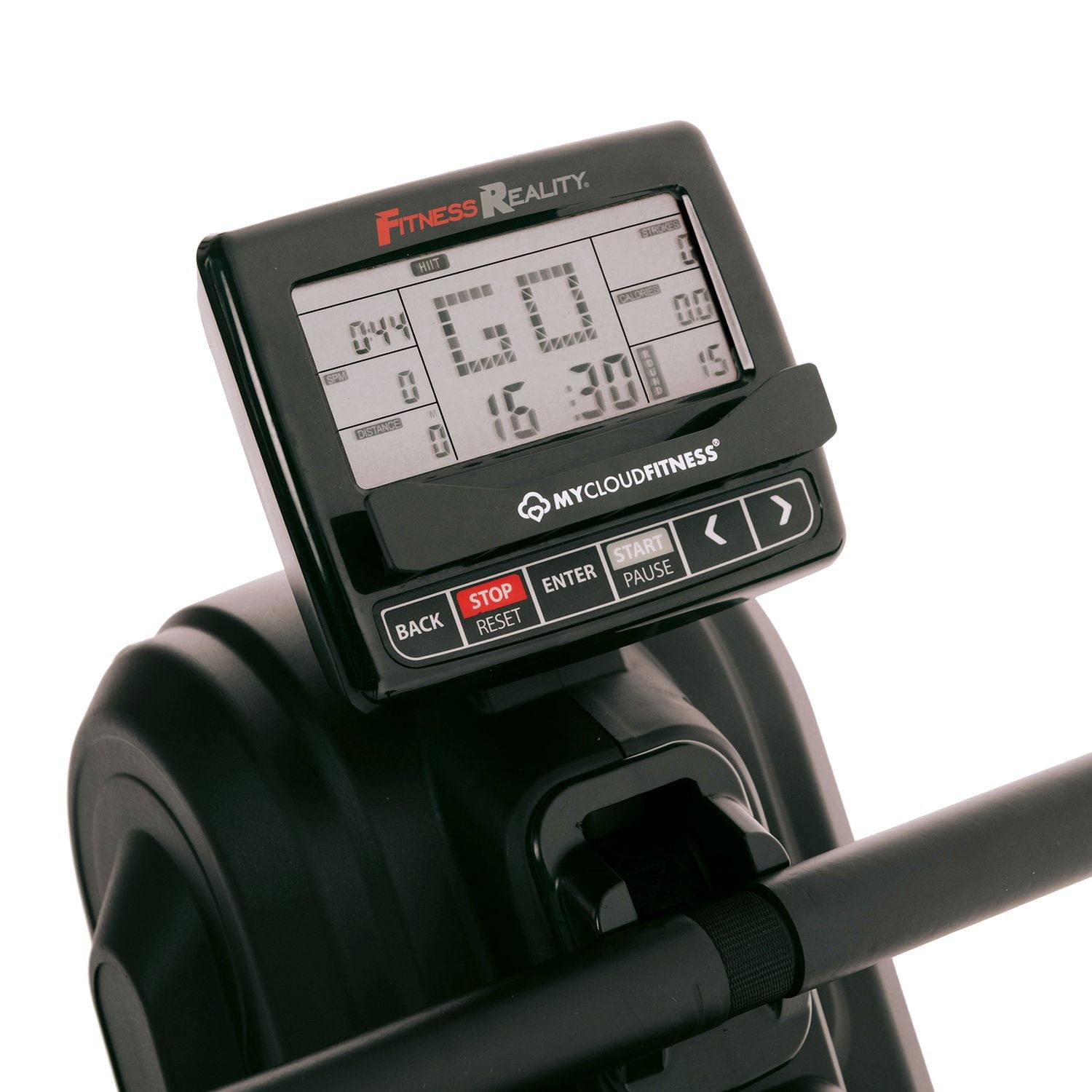 FITNESS REALITY 5000X Bluetooth Vertical Tank Water Rower Rowing Machine with MyCloudFitness App