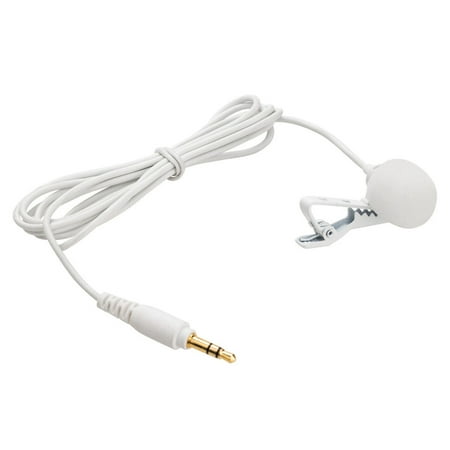 UPC: 6971008027792 | SR-M1W White 3.5mm TRS Lavalier Microphone for Blink 500 Wireless Systems Recorders Cams (4.1’)