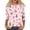 BF32_Multicolor, variant on Lumtrix Christmas Shirts for Women Trendey Crew Neck 3/4 Sleeve Top Funny Print Soft Blousers Deep Red 3XL