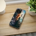 thumbnail image 5 of DistinctInk Clear Hybrid Case for Apple iPhone 15 Pro Max (6.7" Screen) - Delivered for Our Sins: Romans 4:25 Explanation - Tempered Glass Back, 5 of 8