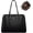 Black, variant on LOVEVOOK Laptop Bag for Women, Large Capacity Leather Computer Tote Bag, Waterproof Work Bags, Great Office Gifts for Women