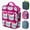 Kitty, variant on Bentology Insulated Lunch Box w Snack Pocket and Water Bottle Holder - Boys Girls and Kid's Lunchbox Tote Keeps Food Hotter or Colder Longer - Bag Fits Most Bento Boxes and Containers