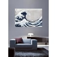 thumbnail image 2 of Wallhogs Hokusai The Great Wave of Kanagawa (19th) Wall Mural, 2 of 2
