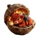thumbnail image 2 of Artesanías Decorativas 1 pieza de 8cm Animales del bosque con colgantes de árbol de Navidad adorno acrílico para corona y guirnalda de árbol JASKFLY, 2 of 8