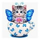thumbnail image 1 of Gato de dibujos animados DIY 5D diamante pintura de decoración púrpura Azul Sunnimix Kit de pintura de diamantes, 1 of 7
