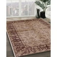 thumbnail image 2 of Ahgly Company Indoor Rectangle Mid-Century Modern Chestnut Brown Oriental Area Rugs, 8' x 10', 2 of 6