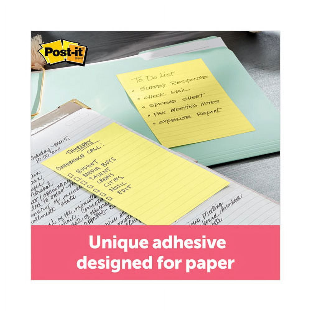 Original Pads in Canary Yellow, Note Ruled, 4" x 6", 100 Sheets/Pad, 12 Pads/Pack | Bundle of 2 Packs