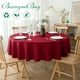 thumbnail image 2 of Mantel Biscaynebay redondo, 152 cm, resistente al agua, rojo, 2 of 9