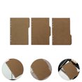 thumbnail image 3 of 18Pcs Binder Dividers A5 Kraft Page Markers Binder Accessories Binder Classification Tabs, 3 of 8