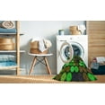 thumbnail image 2 of Ahgly Company Machine Washable Indoor Rectangle Transitional Chocolate Brown Area Rugs, 6' x 9', 2 of 7