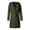 Army Green, variant on Pea Coats for Women, Fall Winter Hooded Single Breasted Wool Trench Coat, Casual Button Warm Outwear with Pockets,Women's,Size S-XXXL
