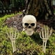 thumbnail image 1 of Xihbxyly Vela de Calavera de Halloween, Decoración de Esqueleto Espeluznante, Diseño de Ojos Realistas, Decoración Gótica Vintage para El Hogar, Decoración de Mesa Aterradora, Ideal para Fiesta de Ha, 1 of 3